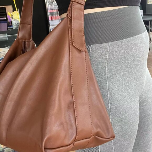 Brown Leather Crossbody Bag - Picture 1 of 2